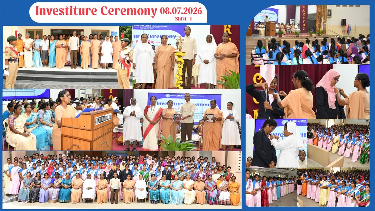 Investiture Ceremony at Auxilium College, Vellore Tamil Nadu The Investiture Ceremony of Auxilium College, Vellore…